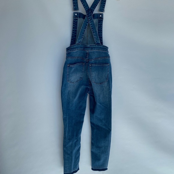 MADEWELL Skinny Blue Overalls Jeans Sz XS - Picture 4 of 11